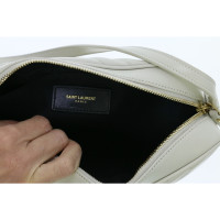 Yves Saint Laurent Borsa a tracolla in Pelle in Beige