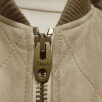 Chloé Jacket/Coat Leather in Cream