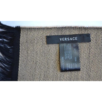 Versace Schal/Tuch aus Wolle in Braun