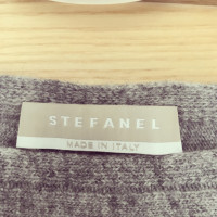 Stefanel Strick aus Wolle in Grau
