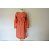 Maje Kleid aus Baumwolle in Orange