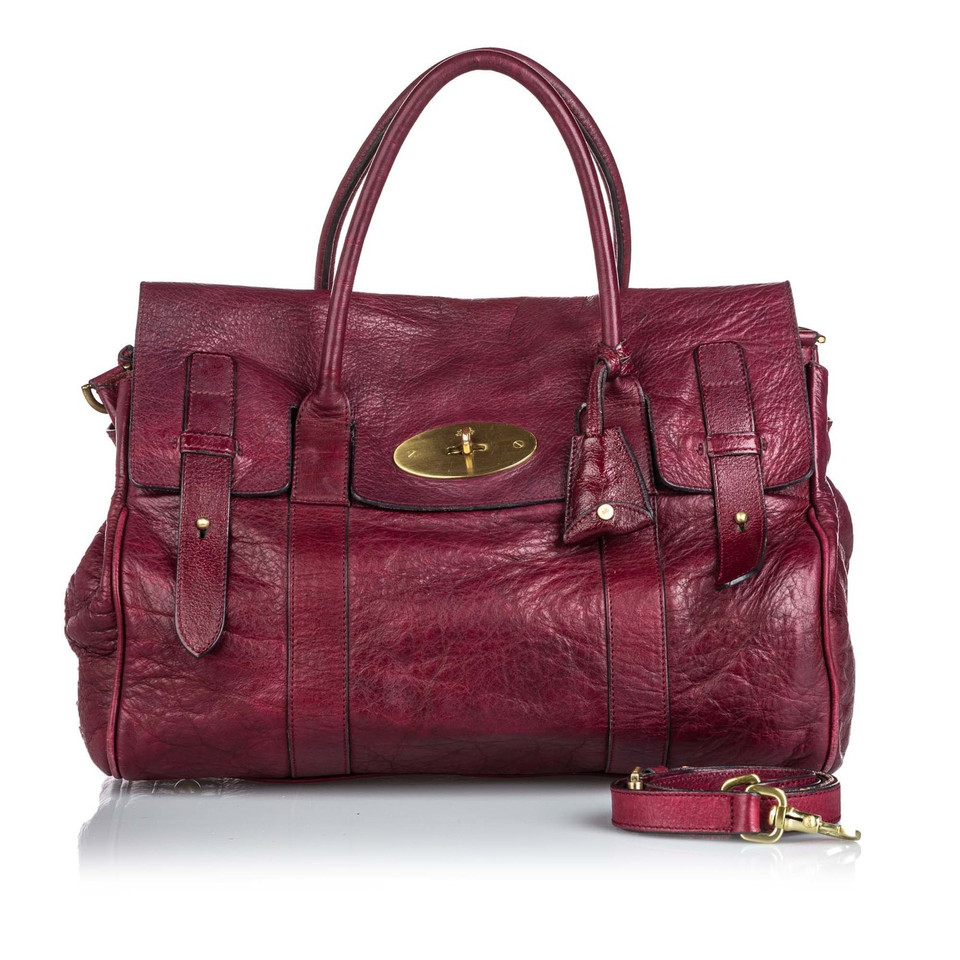 Mulberry Bayswater in Pelle in Rosso