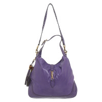 Gucci Jackie Soft Hobo en Cuir en Violet