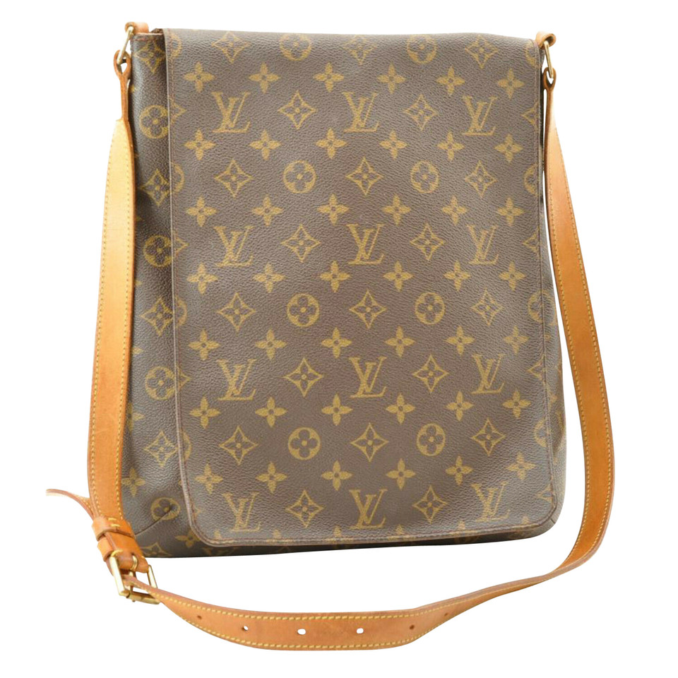 Louis Vuitton Handtasche aus Canvas in Braun