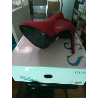 Guess Ankle boots Suede in Red