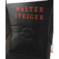 Walter Steiger Enkellaarzen Suède in Bruin
