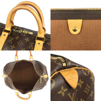 Louis Vuitton Keepall 50 in Tela in Marrone