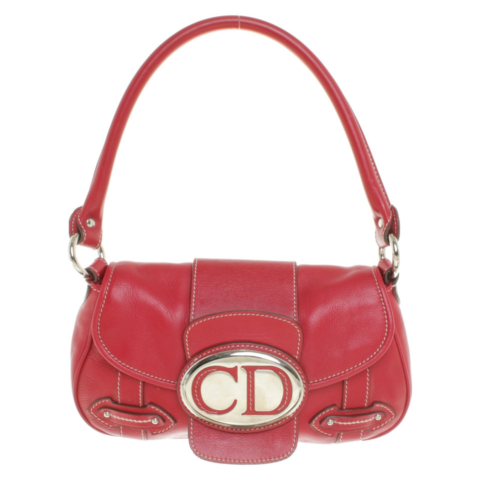 Christian Dior Handtas in rood