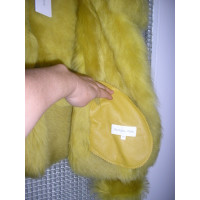 Patrizia Pepe Jacket/Coat Fur in Silvery