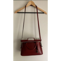 Maison Martin Margiela Handbag Leather in Red
