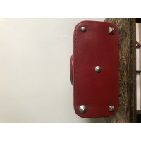 Maison Martin Margiela Handtasche aus Leder in Rot