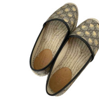 Gucci Slipper/Ballerinas aus Baumwolle in Schwarz