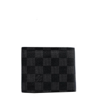 Louis Vuitton Täschchen/Portemonnaie aus Canvas in Grau