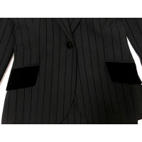 Yves Saint Laurent Anzug aus Wolle in Schwarz