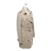 Burberry Prorsum Jacket/Coat Cashmere in Beige