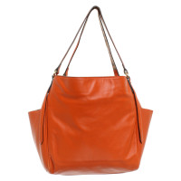 Burberry Handtasche aus Leder in Orange