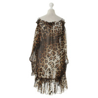 Roberto Cavalli Silk dress with pattern