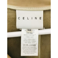 Céline Giacca/Cappotto in Pelle in Beige