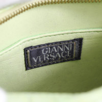 Gianni Versace Handtasche aus Leder in Grün