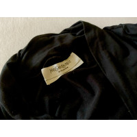 Yves Saint Laurent Oberteil aus Baumwolle in Schwarz
