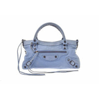 Balenciaga Handtasche aus Leder in Blau