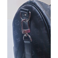 Louis Vuitton Keepall 55 in Tela in Nero