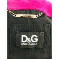 Dolce & Gabbana Jas/Mantel Bont in Roze