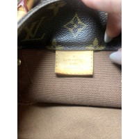 Louis Vuitton Shopper aus Leder in Braun