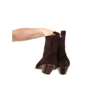 Ermanno Scervino Bottes en Daim en Marron