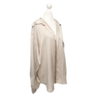 Lanvin Oberteil aus Seide in Beige