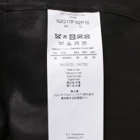 Armani Leather Blazer in Black
