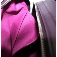 Louis Vuitton Bowling Montaigne aus Leder in Violett