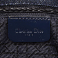Christian Dior Tote Bag aus Jeansstoff in Blau