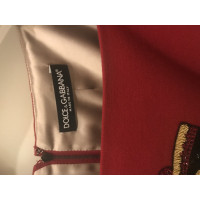 Dolce & Gabbana Robe en Laine en Rouge