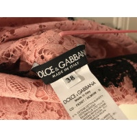 Dolce & Gabbana Vestito in Cotone in Rosa