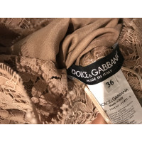 Dolce & Gabbana Robe en Coton en Ocre