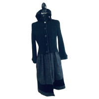 Etro Jacke/Mantel aus Wolle in Schwarz