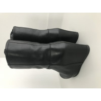 Car Shoe Boots Leather in Black