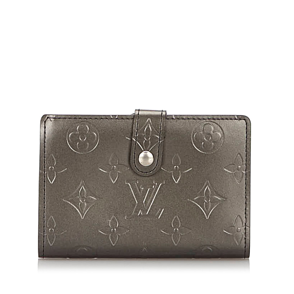 Louis Vuitton Täschchen/Portemonnaie aus Leder in Grau
