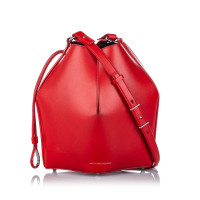 Alexander McQueen Handtasche aus Leder in Rot