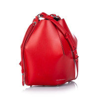 Alexander McQueen Handtasche aus Leder in Rot