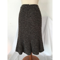 Luisa Spagnoli Skirt Wool in Brown