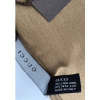 Gucci Scarf/Shawl Wool in Brown