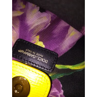 Dolce & Gabbana Tote Bag aus Leder in Gelb