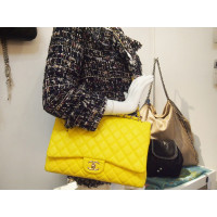 Chanel Flap Bag Leather in Yellow