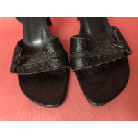 Kenzo Sandals Leather in Black