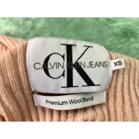 Calvin Klein Oberteil aus Wolle in Nude