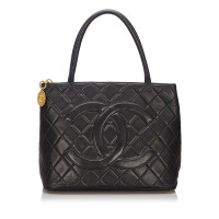 Chanel Tote Bag aus Leder in Schwarz