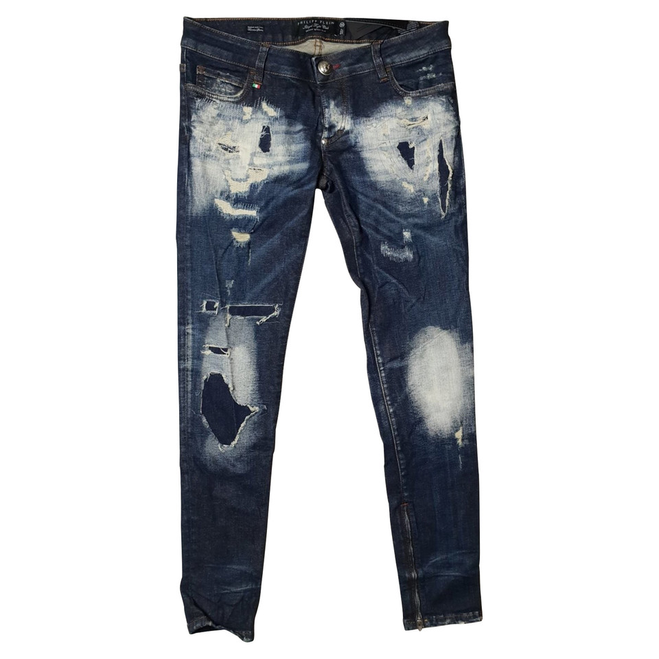 Philipp Plein Jeans Cotton in Blue