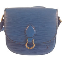 Louis Vuitton Saint Cloud MM aus Leder in Blau